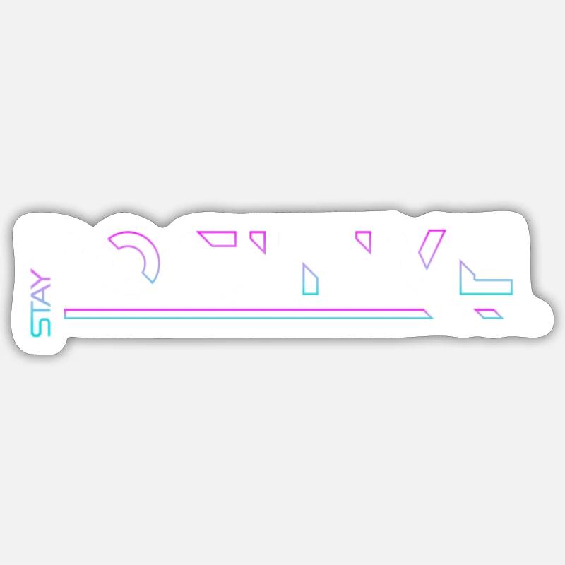 Timing : l’art de la précision - Sticker taille S (10 x 10 cm) - blanc mat