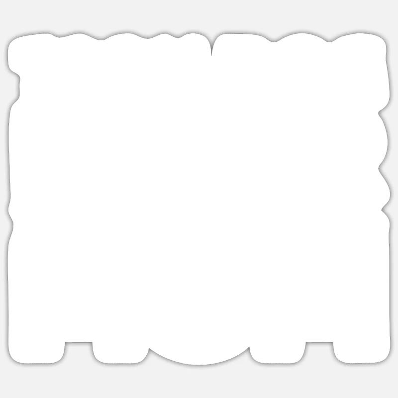 Cocker Épagneul - Sticker taille S (10 x 10 cm) - blanc mat