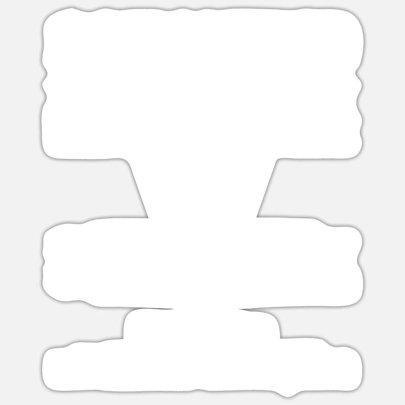 Instructions d’entretien 50 ans - Sticker taille S (10 x 10 cm) - blanc mat