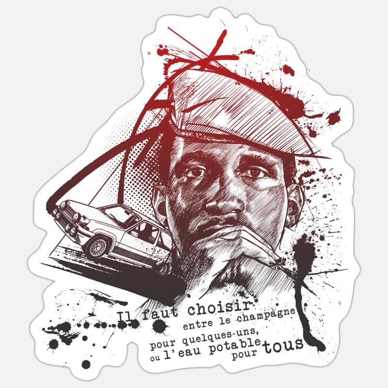 Thomas Sankara Sticker size S (10 x 10 cm)