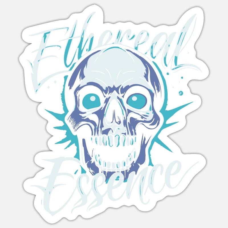 ESSENCE ÉTHÉRÉE - Sticker taille S (10 x 10 cm) - blanc mat