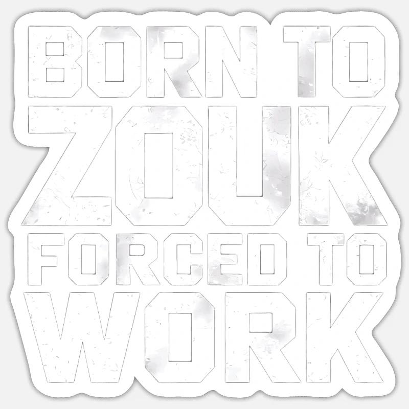 Zouk Dance Gift Sticker size S (10 x 10 cm)