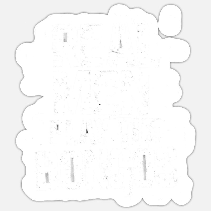 Bongo Music Gift - Sticker size S (10 x 10 cm) - white matte