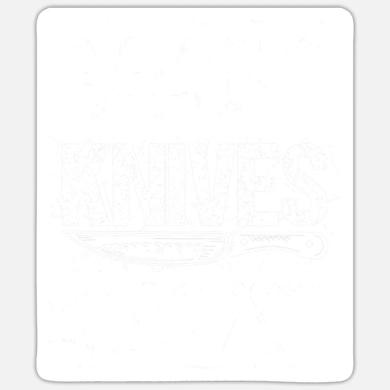 Sharp knives are important Sticker size S (10 x 10 cm)