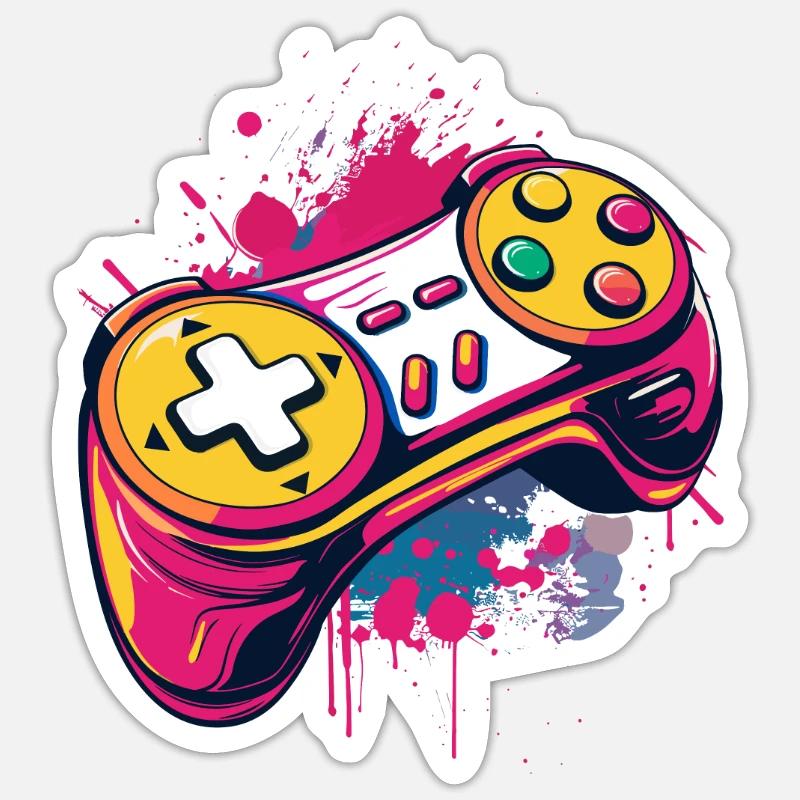 Gaming Controllers Sticker size S (10 x 10 cm)