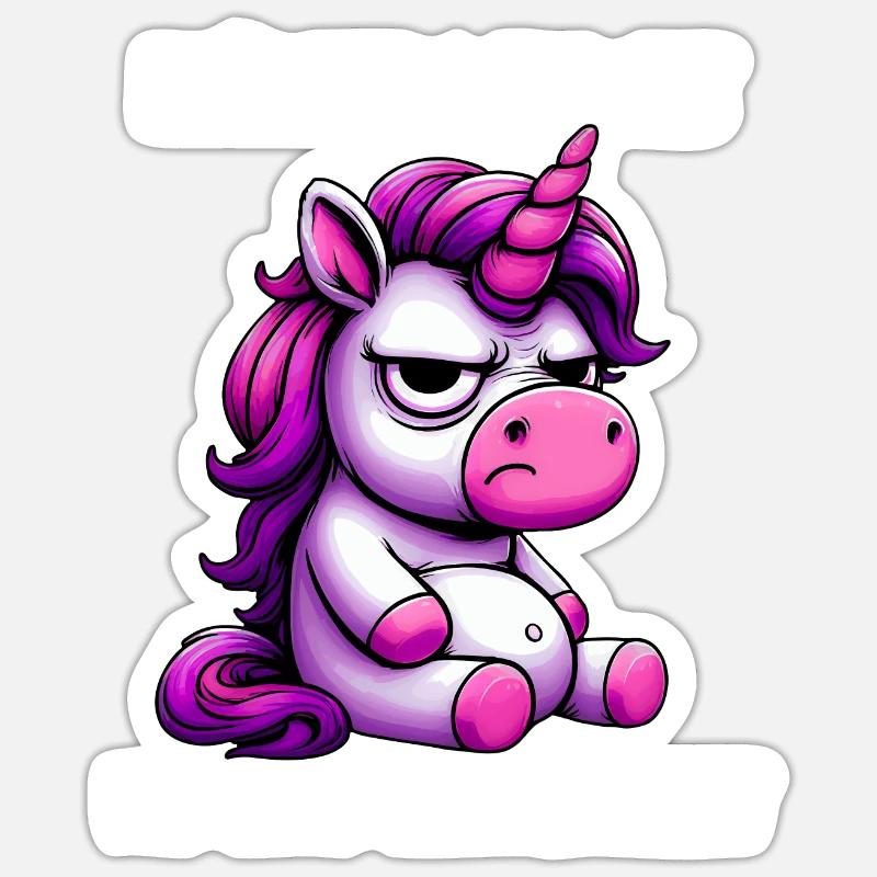 Plüschig Wird Oft Mit Dick Verwechselt Sticker Größe S (10 x 10 cm)