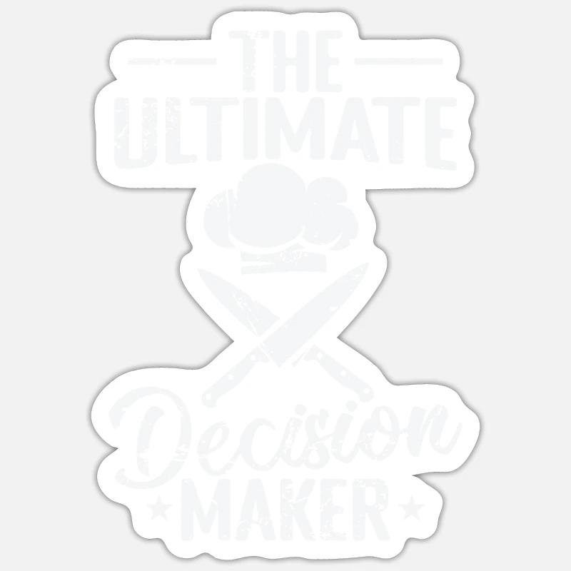 The Ultimate Decision Maker Sticker size S (10 x 10 cm)