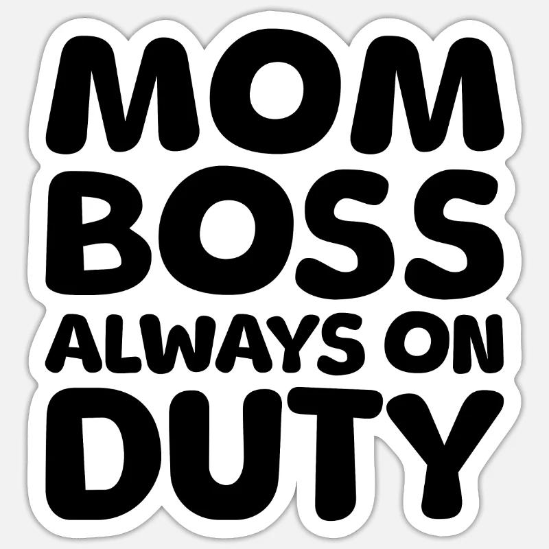 Mama Mutter - Sticker Größe S (10 x 10 cm) - Mattweiß