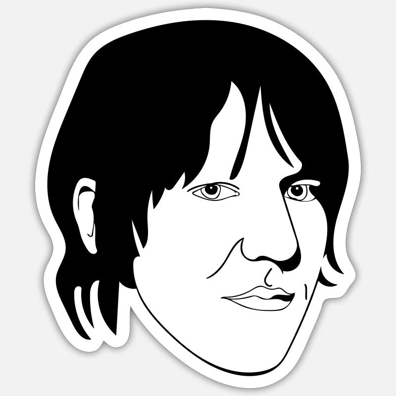 Elliott - Sticker Größe S (10 x 10 cm) - Mattweiß