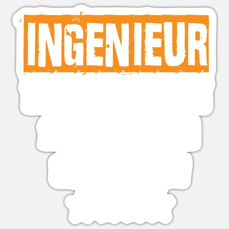 Engineer Sticker size S (10 x 10 cm)