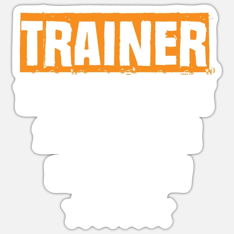 Coach - Sticker size S (10 x 10 cm) - white matte