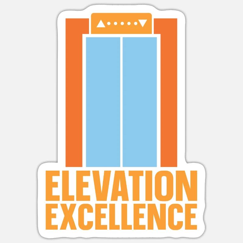 Elevator Elevator Sticker size S (10 x 10 cm)