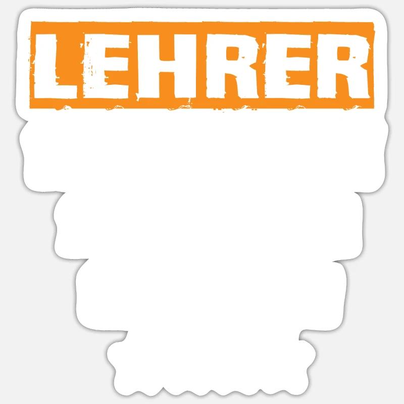 Enseignant Sticker taille S (10 x 10 cm)