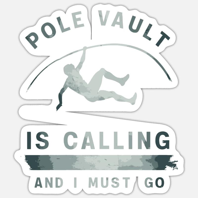 Pole Vaulter Gift Sticker size S (10 x 10 cm)