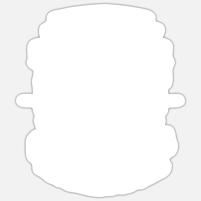 Messerwerfer Messerwurf Sticker Größe S (10 x 10 cm)