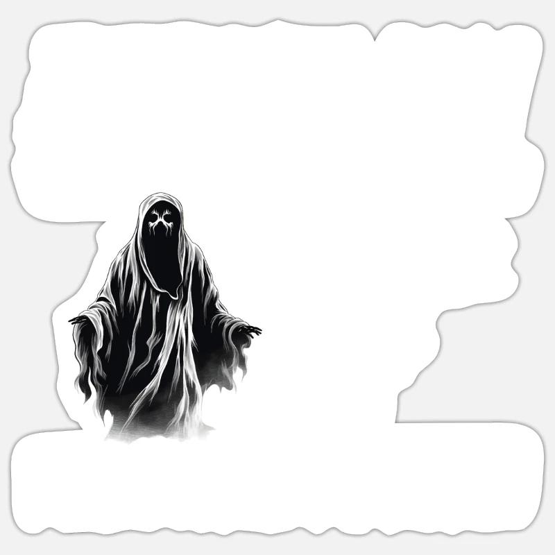 Beruflich was mit Menschen machen - Sensenmann Sticker Größe S (10 x 10 cm)