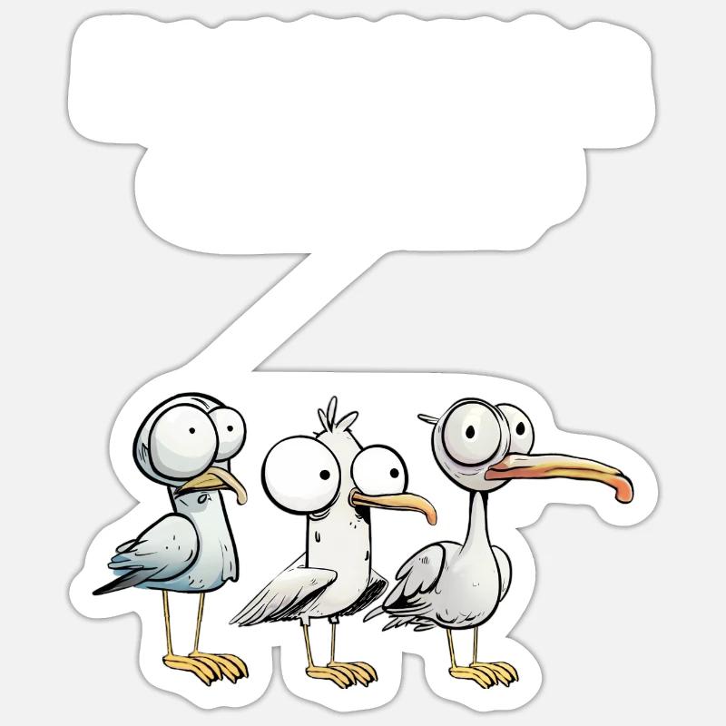 Paar joggen - Sticker Größe S (10 x 10 cm) - Mattweiß