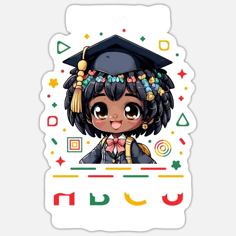 Future HBCU - Sticker size S (10 x 10 cm) - white matte