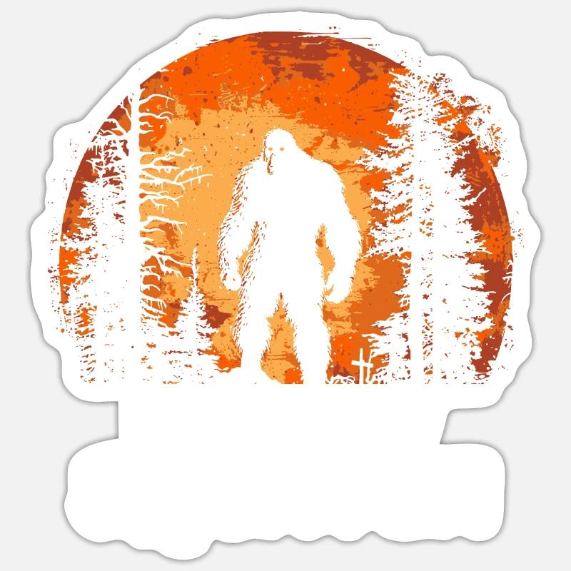 Papaw Squatch - Sticker taille S (10 x 10 cm) - blanc mat