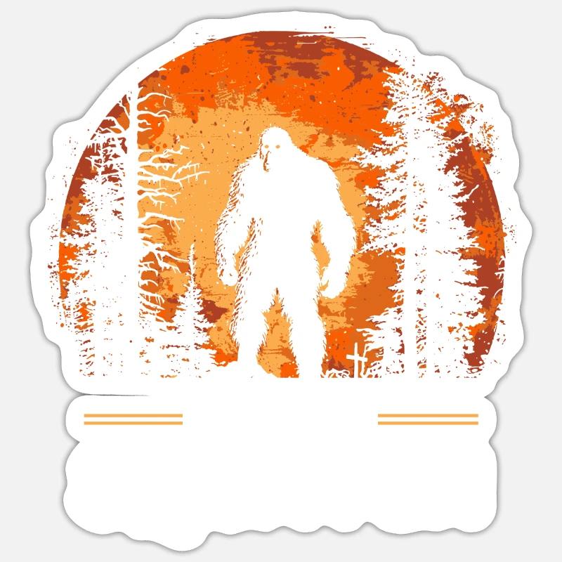 Papa Squatch Sticker taille S (10 x 10 cm)