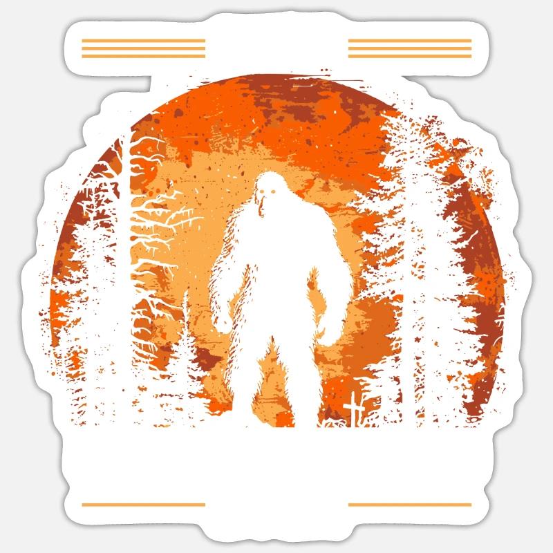 Best Pappy Squatch Ever Sticker size S (10 x 10 cm)