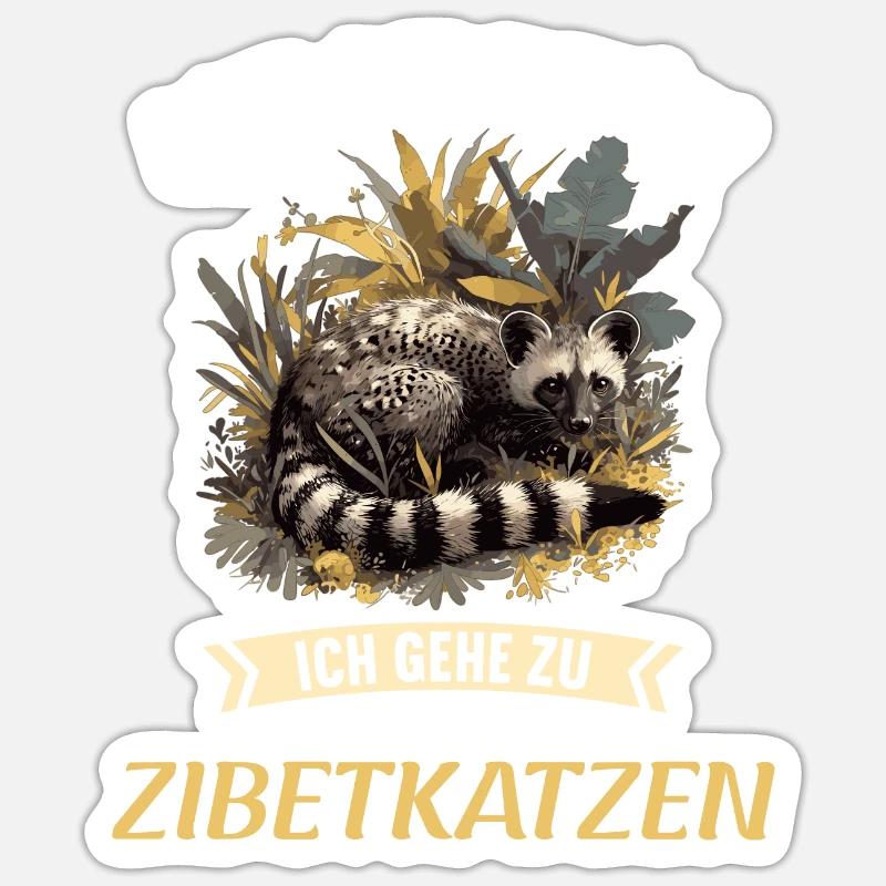 Civets Civets Civet Sticker size S (10 x 10 cm)