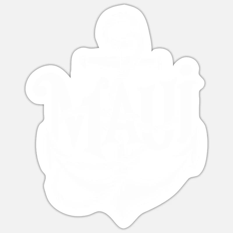 Conception d’ancre Maui Sticker taille S (10 x 10 cm)
