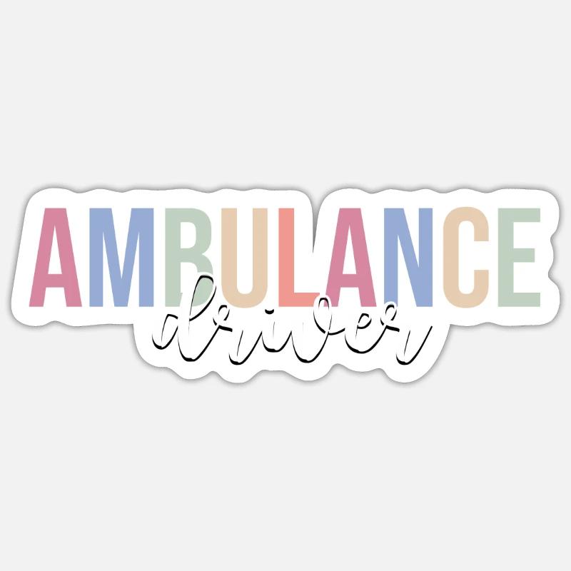 First Responder Paramedic - Sticker size S (10 x 10 cm) - white matte