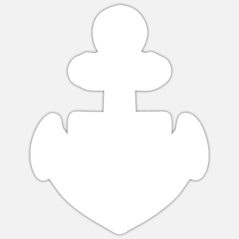 Anchor Harbour - Sticker size S (10 x 10 cm) - white matte