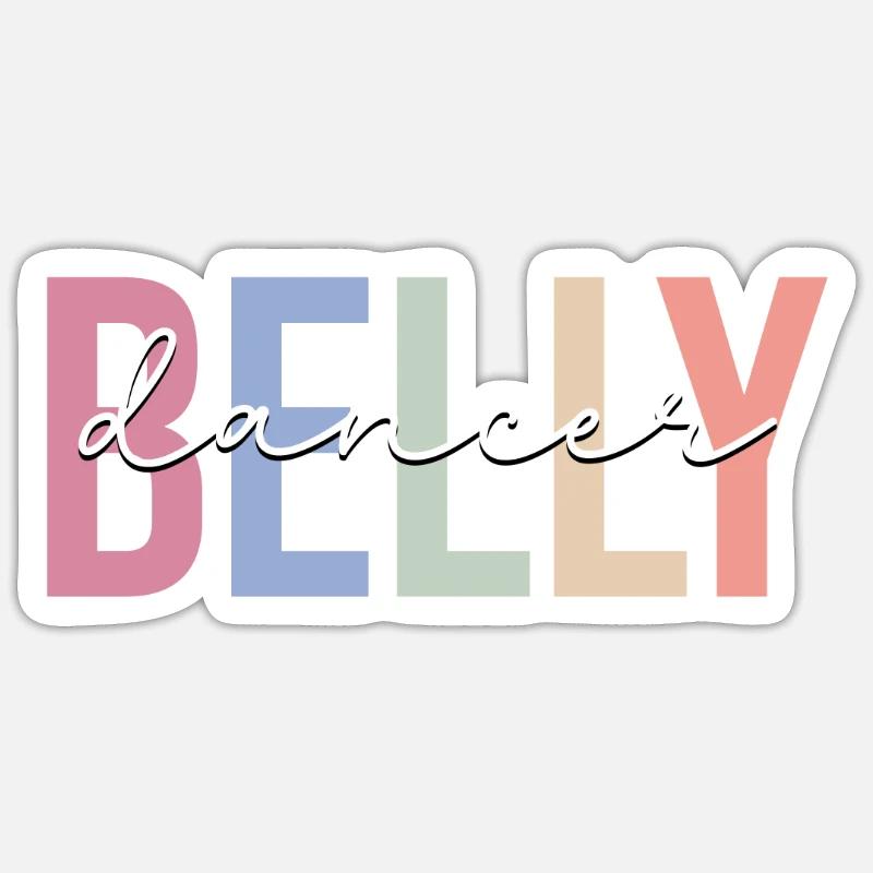 Belly Dance Dance Sticker size S (10 x 10 cm)