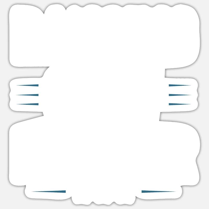 Équipe de danse - Sticker taille S (10 x 10 cm) - blanc mat