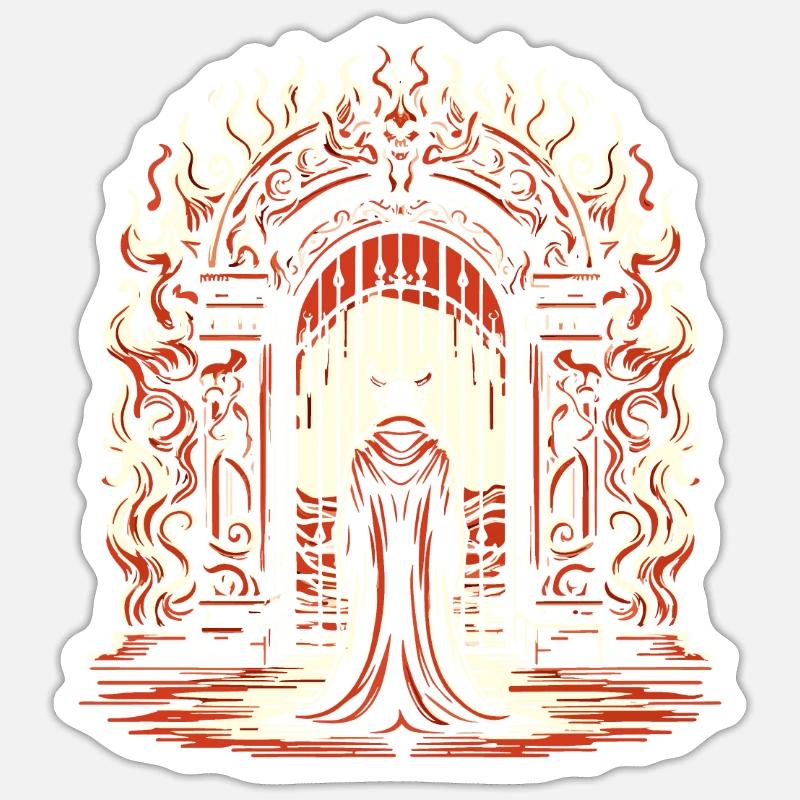 Devils at the of hell Sticker size S (10 x 10 cm)