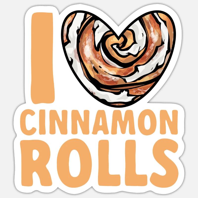 Cinnamon roll Sticker size S (10 x 10 cm)