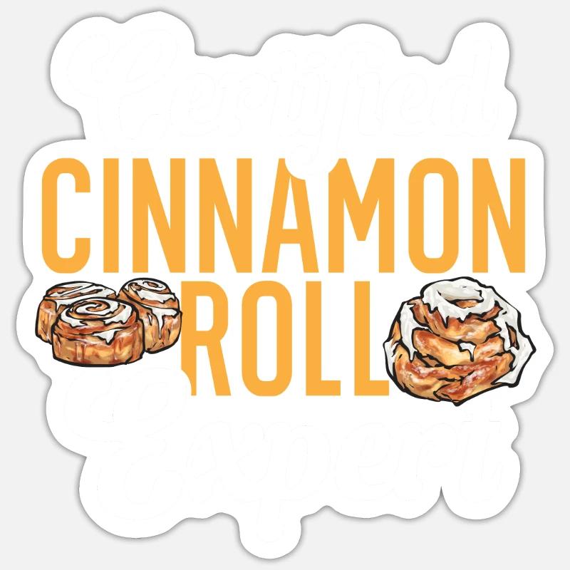 Cinnamon roll Sticker size S (10 x 10 cm)