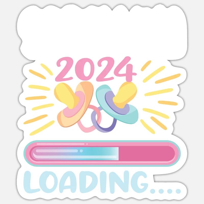 Futura Sorellina 2024 Loading - Sticker Größe S (10 x 10 cm) - Mattweiß