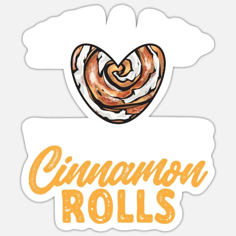 Cinnamon roll Sticker size S (10 x 10 cm)