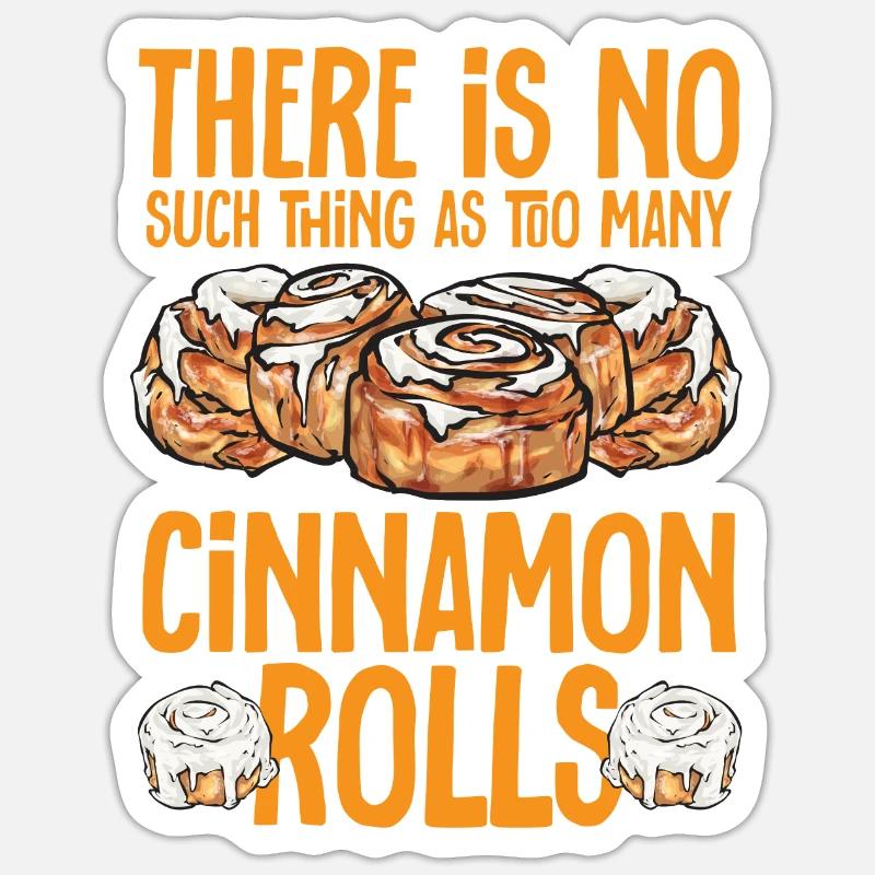 Cinnamon roll Sticker size S (10 x 10 cm)