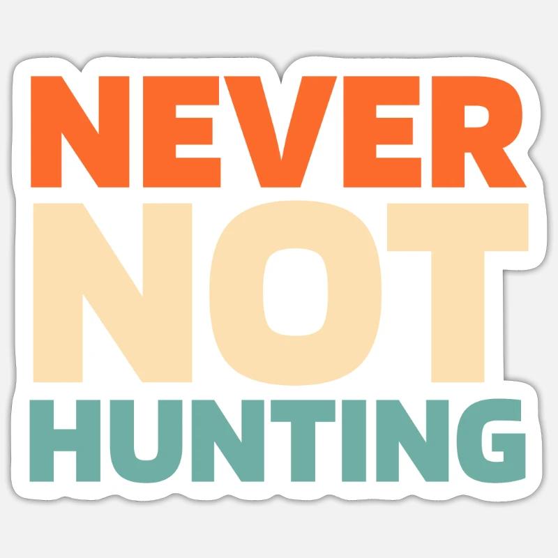 Bogenjagd Bogenjäger Sticker Größe S (10 x 10 cm)