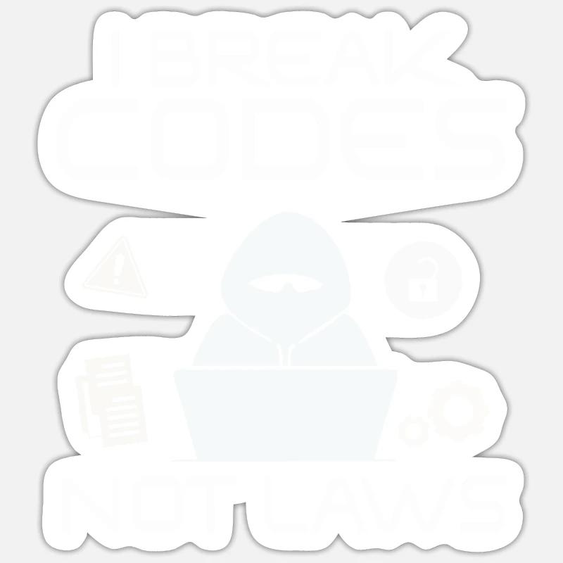 Ethical Hacker Cybersecurity Expertise Sticker size S (10 x 10 cm)