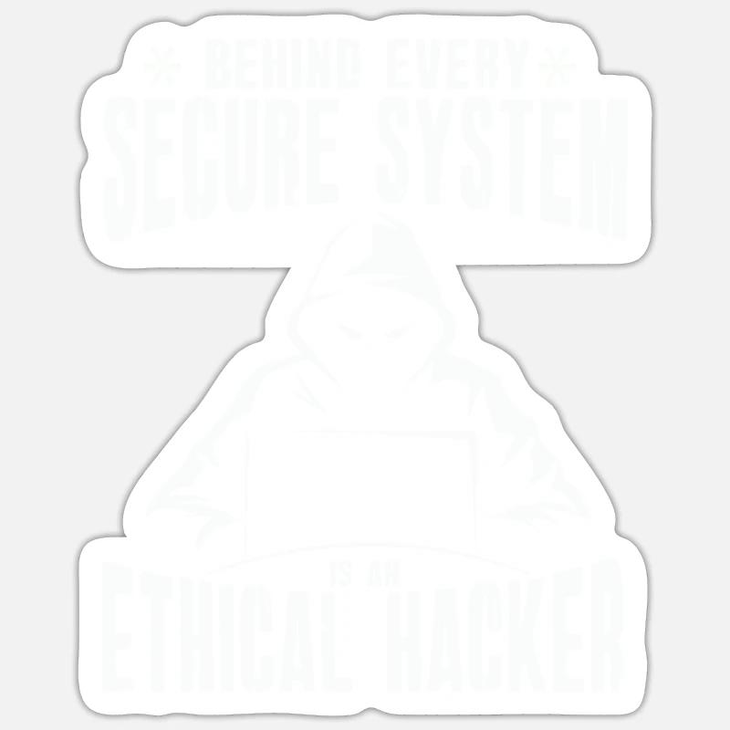 Ethical Hacker Cybersecurity Expertise Sticker size S (10 x 10 cm)