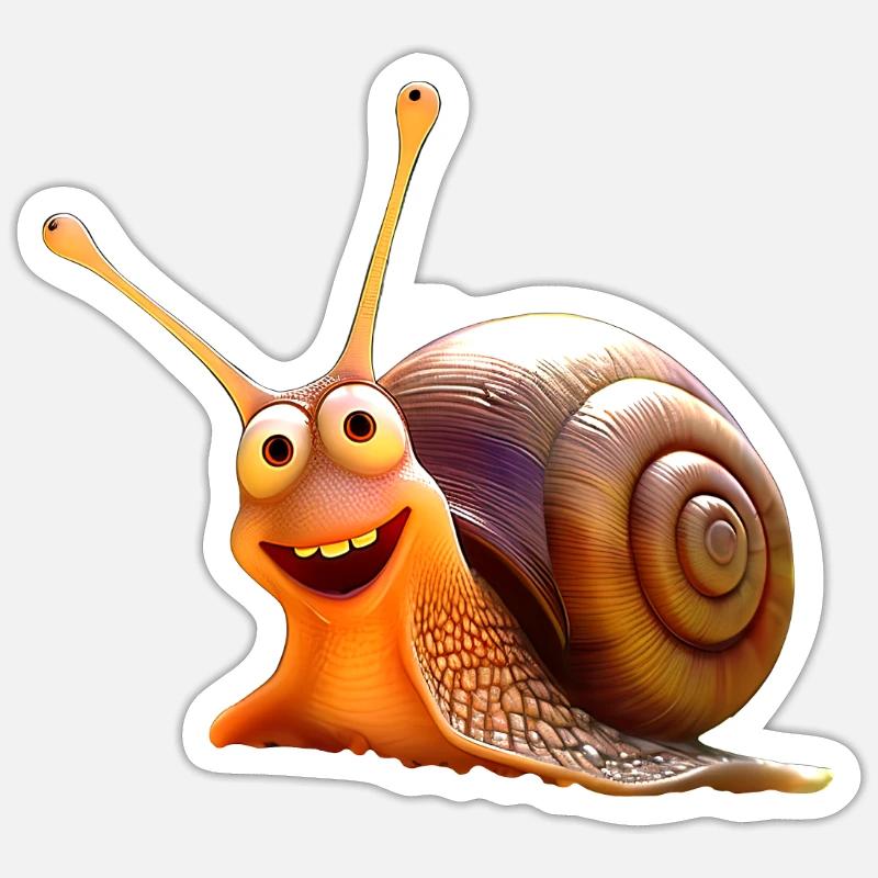 Snail Vineyard Snail Shell Snails Sticker size S (10 x 10 cm)