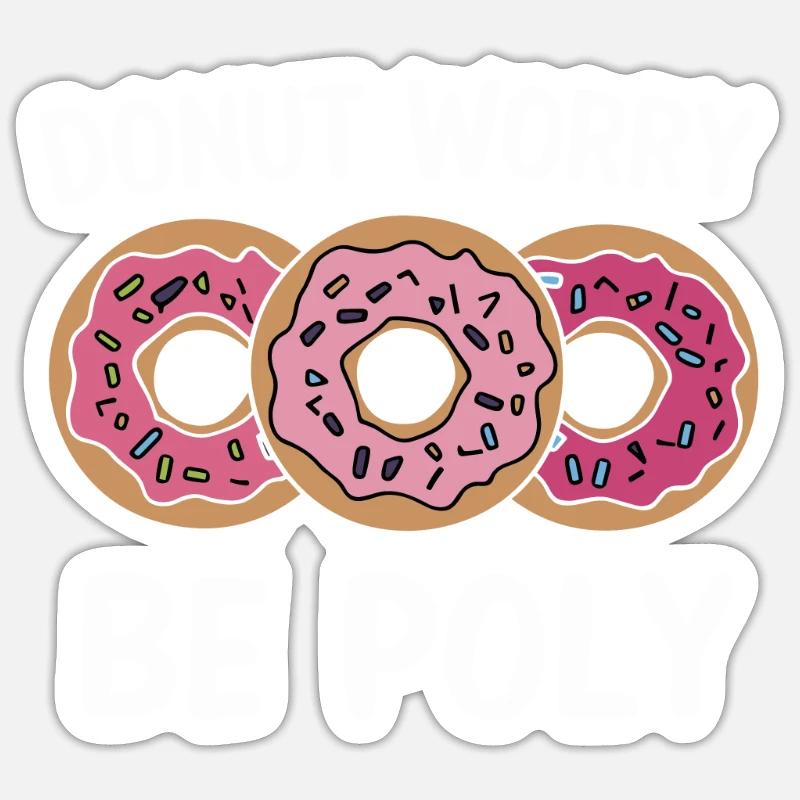 Polyamoröse Gemeinschaft Polyamorous Parenting Sticker Größe S (10 x 10 cm)