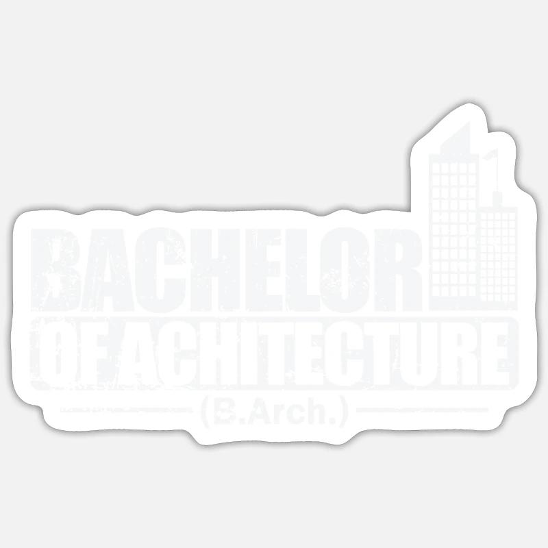 Licence d’architecture Baukunst Sticker taille S (10 x 10 cm)