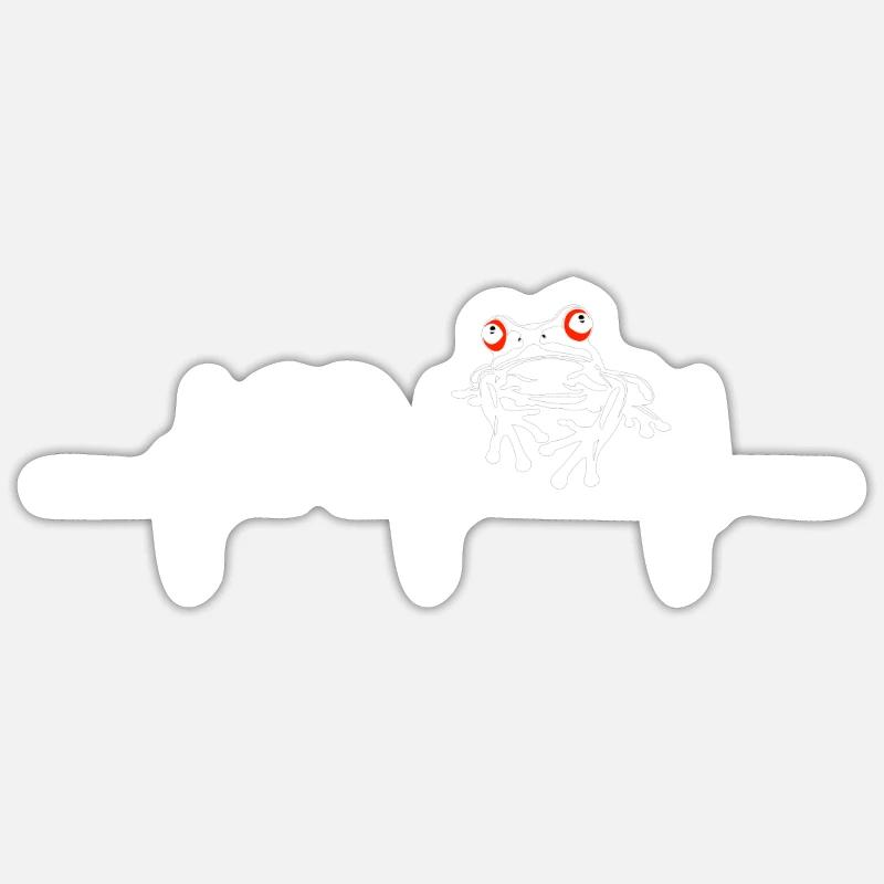 Tree Frog Baumfrösche Baumfrosch - Sticker size S (10 x 10 cm) - white matte