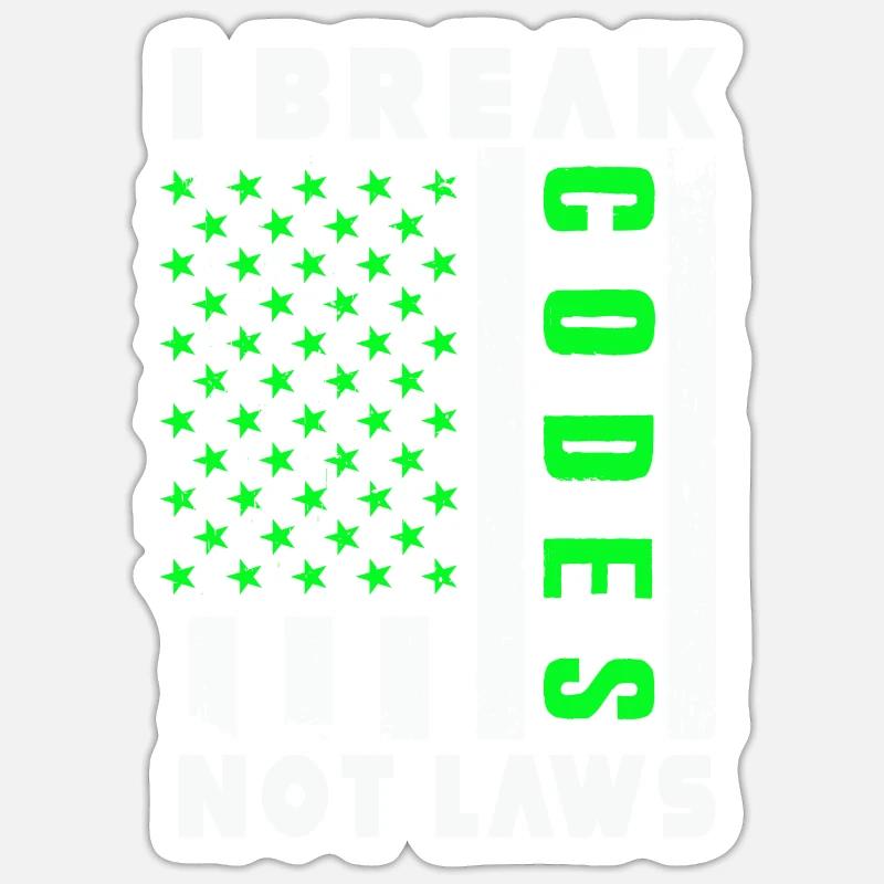Ethical Hacker Cybersecurity Expertise - Sticker size S (10 x 10 cm) - white matte