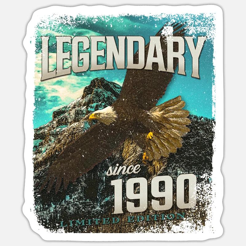 Legendary since 1990 Sticker size S (10 x 10 cm)