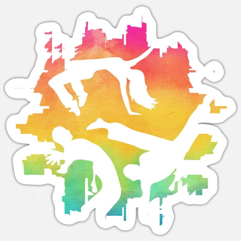 Capoeira - Sticker size S (10 x 10 cm) - white matte