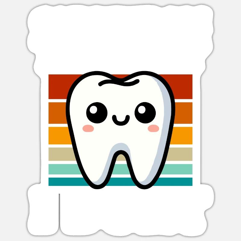 Wisdom Teeth Gift for Wisdom teeth removal Sticker size S (10 x 10 cm)