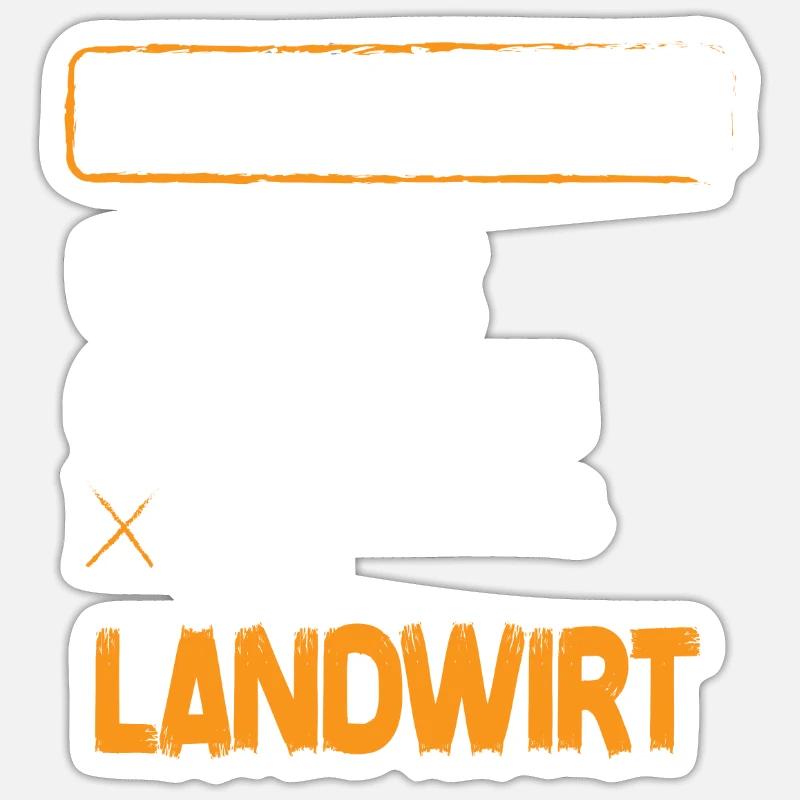 Farmer Relationship Status - Sticker size S (10 x 10 cm) - white matte