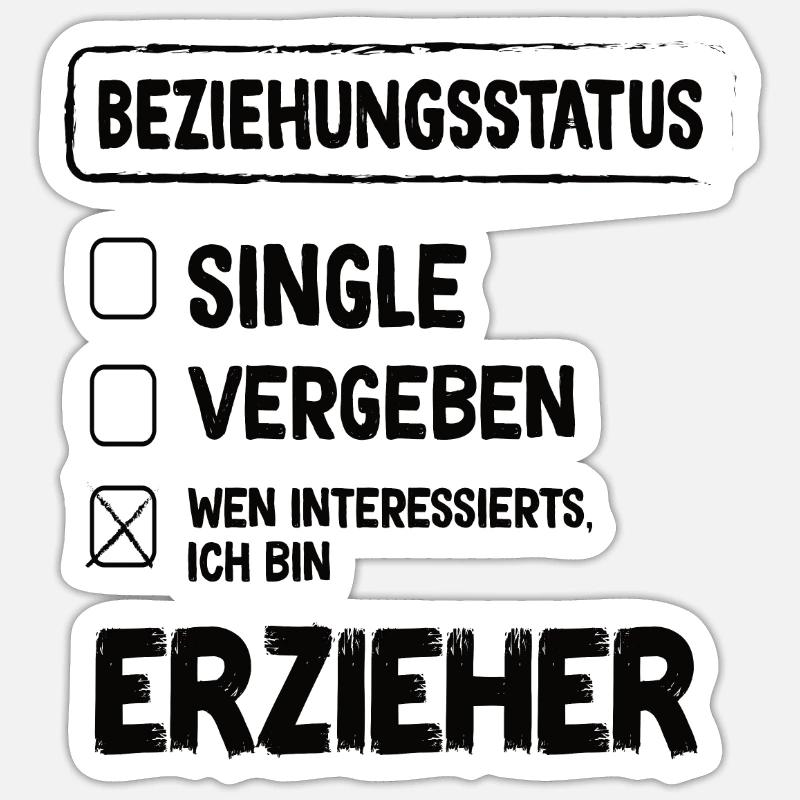 Educator Relationship Status Sticker size S (10 x 10 cm)